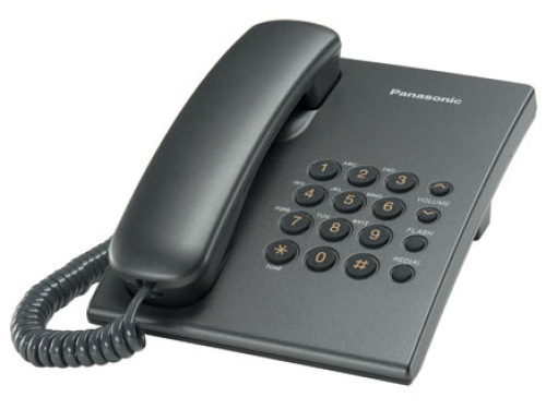 Телефон Panasonic KX-TS2350RU (black)45454545