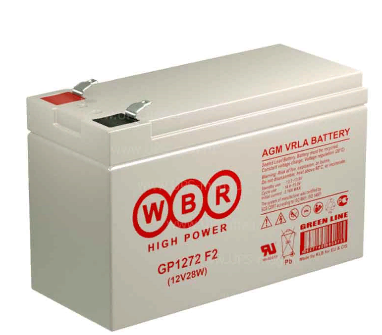 #батарея 12Vx7,2Ah WBR (GP1272) СПЕЦ ЦЕНА
