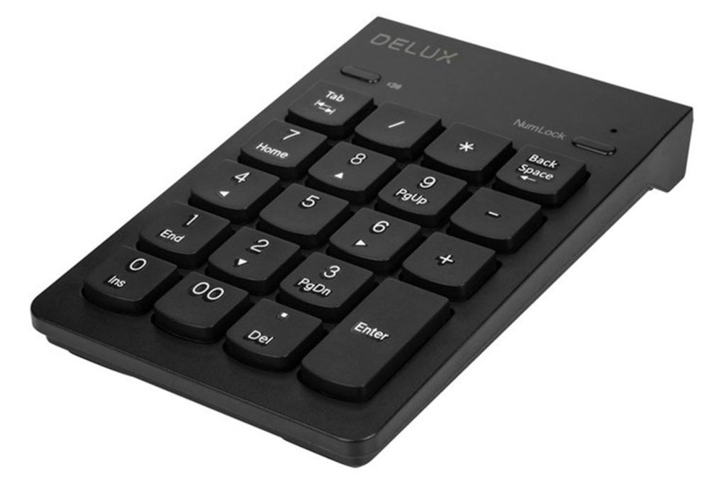 Клавиатура дополнительная Delux DLK-300UB USB (Black)