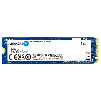 SSD 1Tb Kingston M.2 PCIe 4.0 NVMe (SNV3S/1000G)