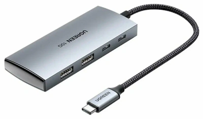 Док-станция UGREEN  USB Type-C (2 х USB C 3.1, 2 х USB A 3.1) 30758