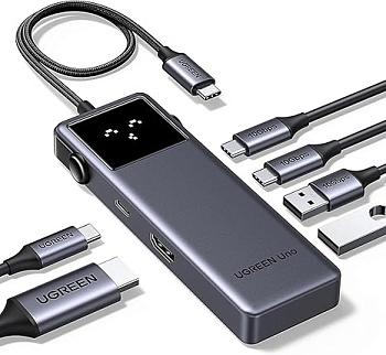 Док-станция USB-C 6-в-1 HDMI/2xUSB-C 3.2/2xUSB-A 3.2/PD 100W CM888 (35998) UGREEN