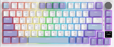 Клавиатура Ajazz AK820 MAX Magnetic Switch Белый 