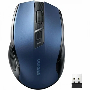 Мышь Ugreen MU006(15064) Cyan, USB (Wireless)