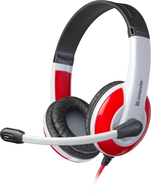 Гарнитура Defender Warhead G-120 красный+белый