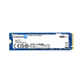 SSD 500Gb Kingston NV3 M.2 PCIe 4.0x4 NVMe (SNV3S/500G)