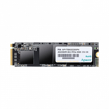 SSD 256Gb Apacer M.2 PCIe 3.0x4 NVMe AP256GAS2280P4-1