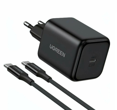 Зарядное устройство Ugreen X513 (65012) 1xUSB-C+ кабель 1m USB, 30W фото