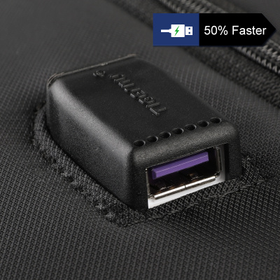 Сумка-рюкзак для ноутбука TIGERNU T-B3105A Black/BLUE 16"(анти-вор)