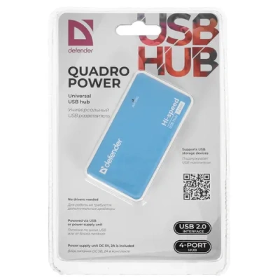 HUB USB Defender Quadro Power 4port