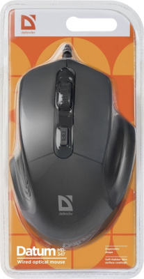 Мышь Defender Datum MB-347 USB Black