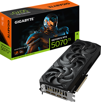 Видеокарта Gigabyte RTX5070Ti WINDFORCE SFF 16G GDDR7 (GV-N507TWF3OC-16GD)