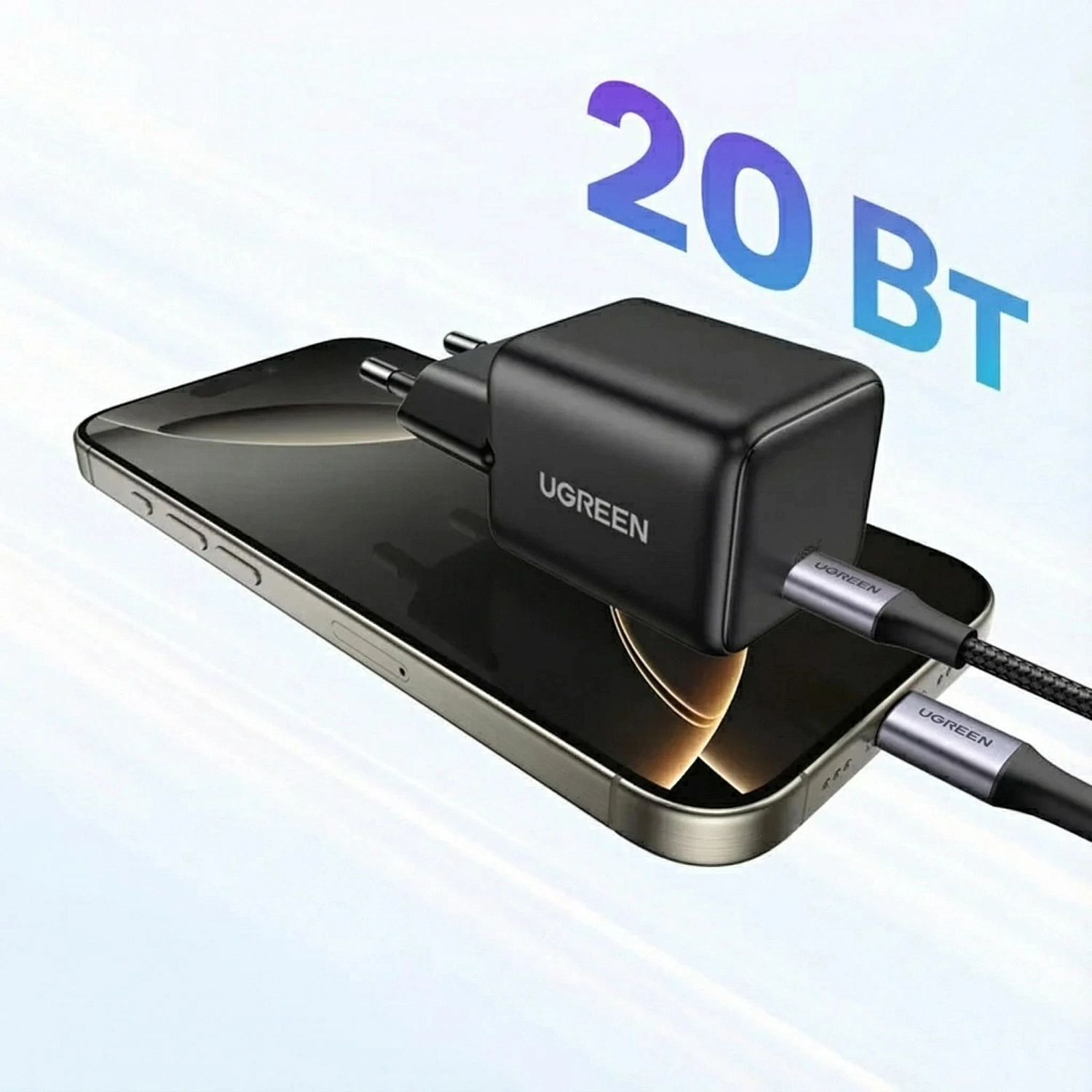 Зарядное устройство Ugreen X512 (55528) 1*USB C 20W