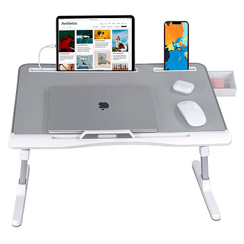 Подставка-столик  для ноутбука Evolution LS204 серый СПЕЦ цена