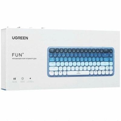 Клавиатура UGREEN KU101 Fun+ Wireless,Blue 15226