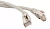 Патч-корд LANMASTER UTP кат. 5е с заливными колпачками TWT-45-45-3.0-GY, 3м СПЕЦ ЦЕНА