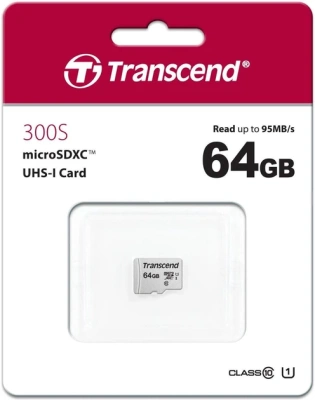 Flash SECURE DIGITAL 64Gb Micro (Transcend) TS64GUSD300S фото
