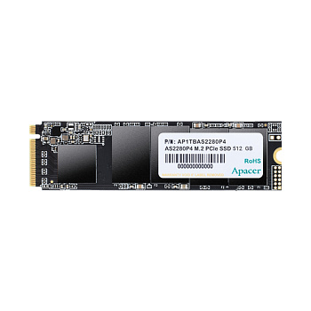 SSD 512Gb Apacer M.2 PCIe 3.0x4 (AP512GAS2280P4)