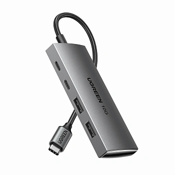 Док-станция UGREEN  USB Type-C (2 х USB C 3.1, 2 х USB A 3.1) 30758