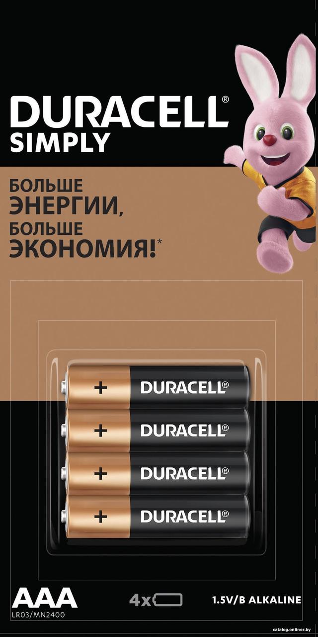 Батарейка Duracell AAA SIMPLY