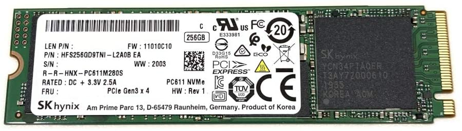 HDD SSD 256Gb Hynix M.2 PCIe NVMe (HFM256GDJTNI-82A0A)