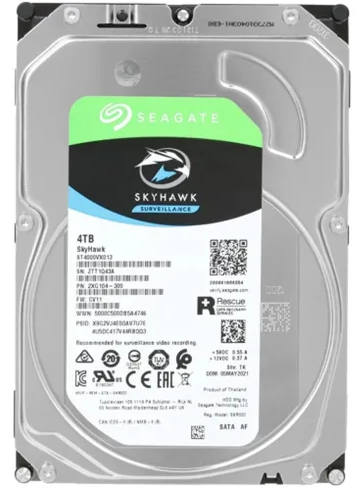 HDD 4ТВ Seagate SkyHawk (ST4000VX013) 3.5" 256Mb SATA