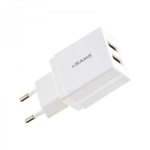 Зарядное устройство сетевое универсальное 2.1A/2 USB CC90TC01 USAMS