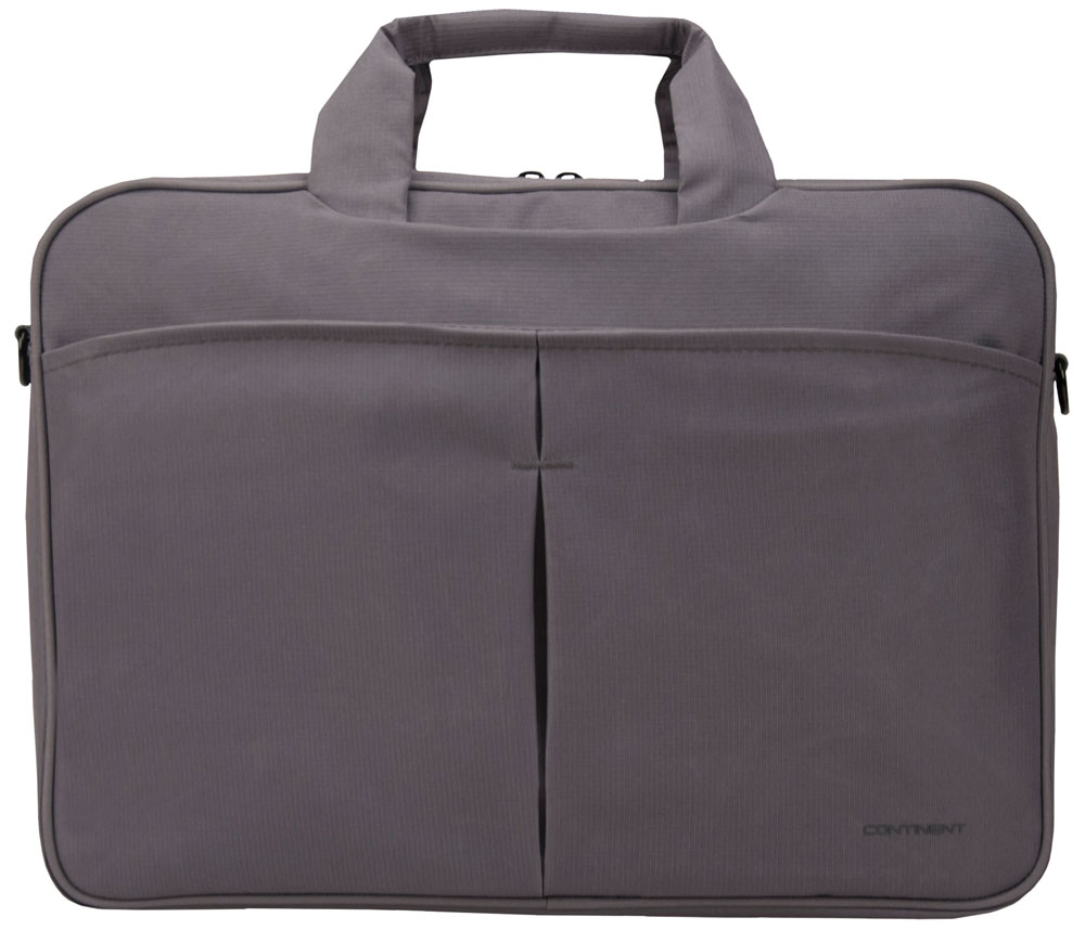 Сумка для ноутбука Continent CC-012 black-grey 15"