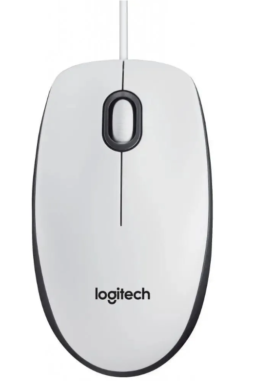 Мышь Logitech M100 Optical USB 910-006764 White