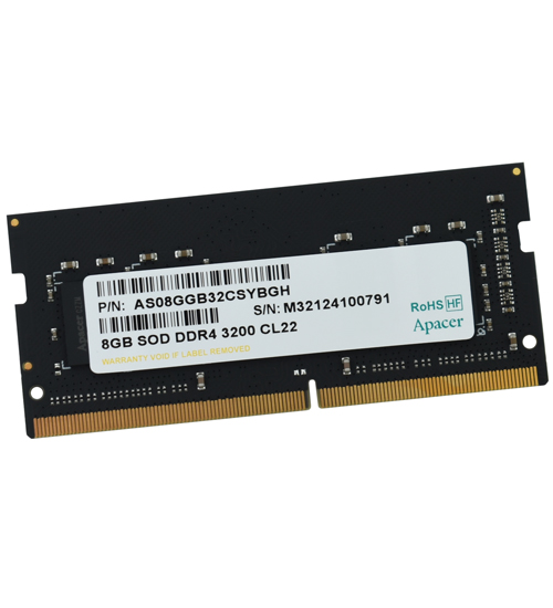 DIMM 8192Mb DDR4 3200MHz (for NB) Apacer