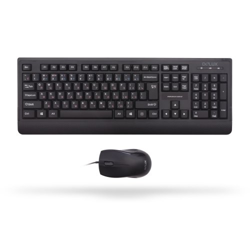 Клавиатура+мышь Delux DLD-6075OUB USB