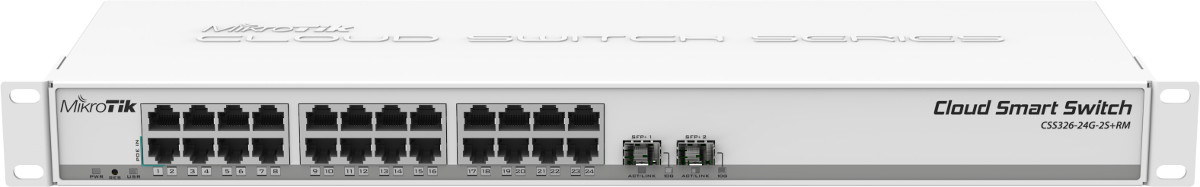 Маршрутизатор MikroTik CSS326-24G-2S+RM