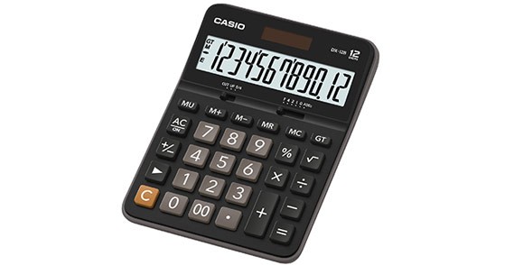 Калькулятор CASIO DX-12B-W-EC