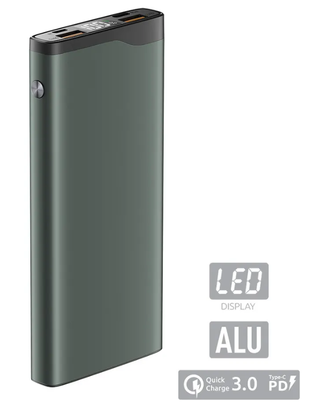 Зарядное устройство Olmio QL-10 Power Bank 10000mAh (grey)