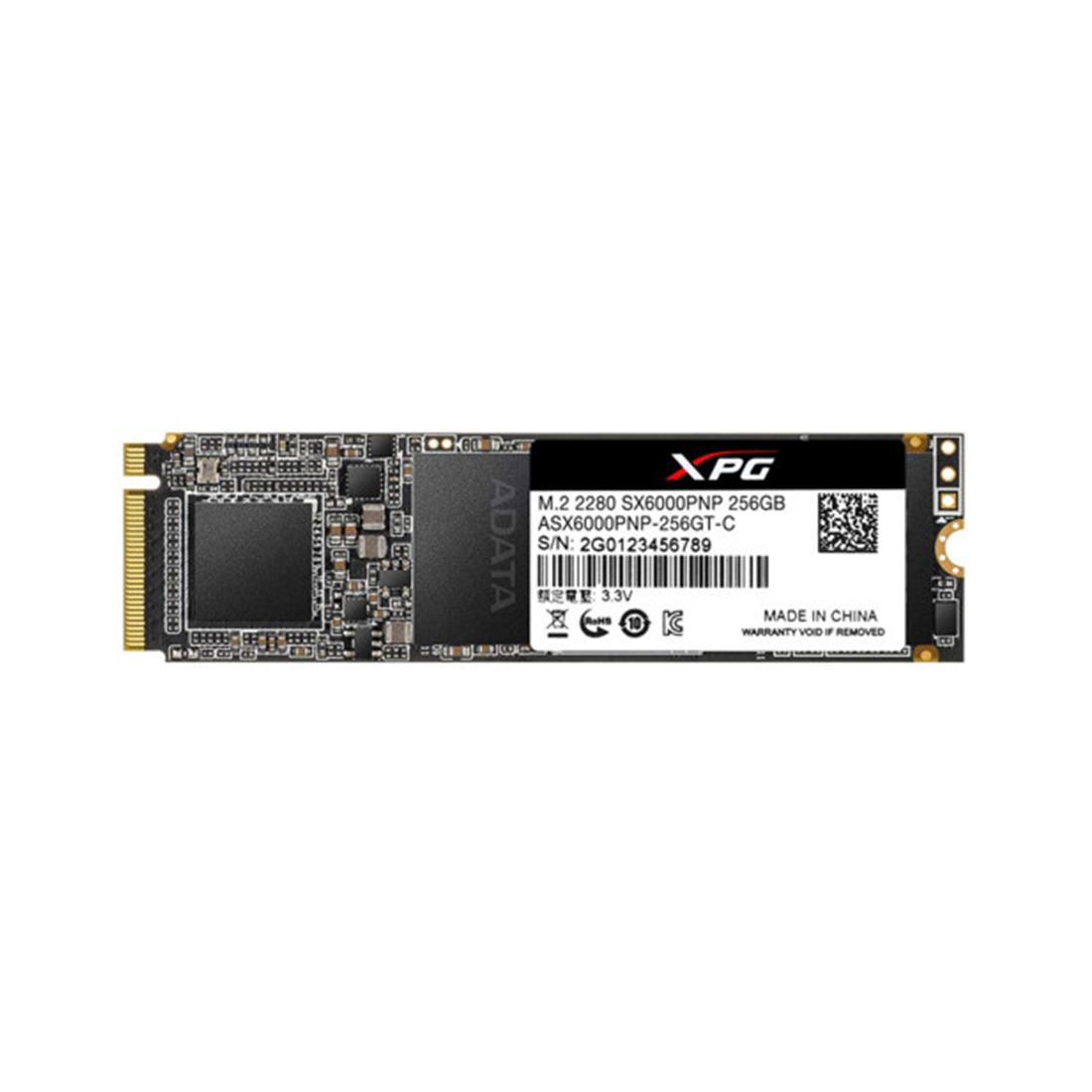 HDD SSD 256G ADATA XPG SX6000PNP  M.2 PCIe 3.0x4 NVMe