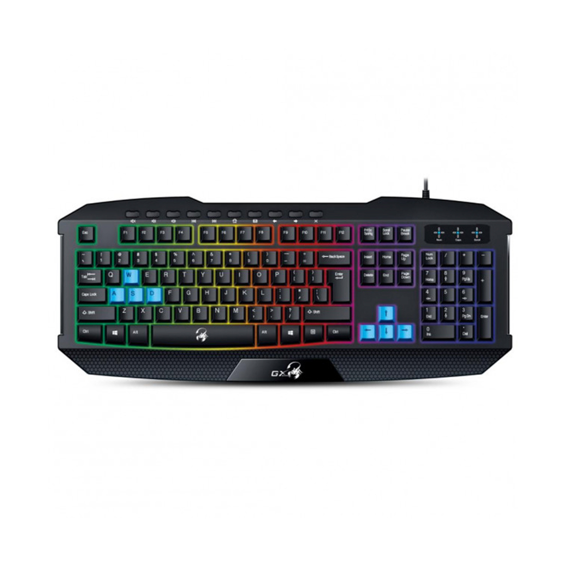 Клавиатура Genius Scorpion K215 USB, black RGB СПЕЦ ЦЕНА