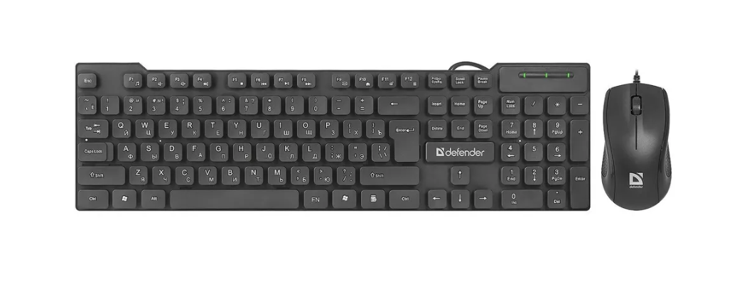 Клавиатура+мышь Defender C-777 USB (black)
