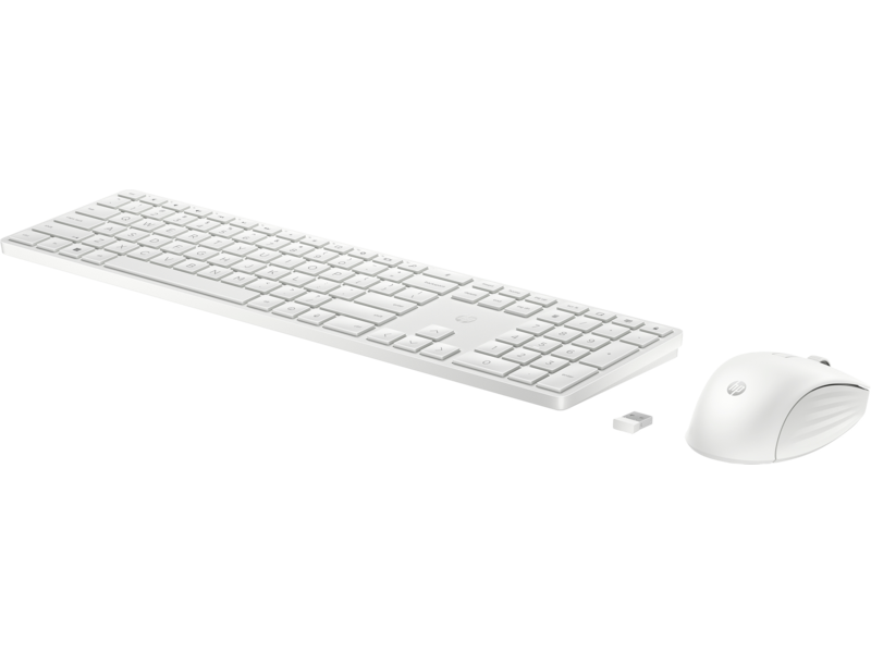 Клавиатура+мышь HP 650 4R016AA Wireless (white)