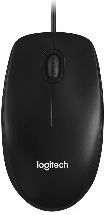 Мышь Logitech M100 Optical USB 910-006652 Black