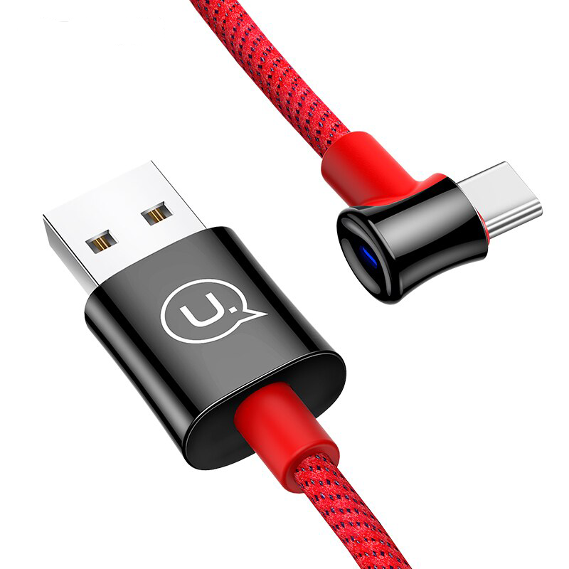 Кабель TYPE C to USB USAMS SJ341USB02 red
