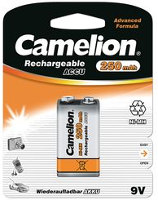 Аккумуляторная батарейка Camelion Крона 9V (250mAh)