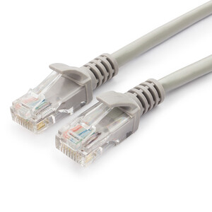 Патч-корд  RJ-45 6 Cablexpert PP6U-5M, UTP, 5m,  6 cat Grey