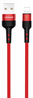 Кабель USB to Lightning USAMS SJ311IP02 red
