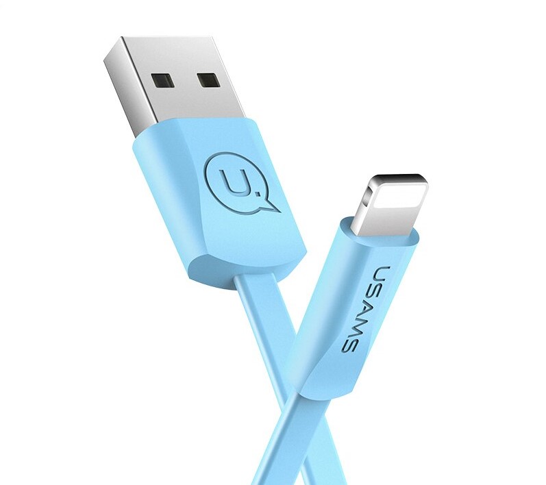 Кабель Lightning to USB SJ199IP04 (USAMS) blue