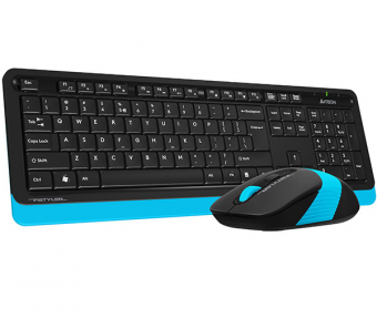 Клавиатура+мышь A4tech FG-1010-BLUE Fstyler Wireless