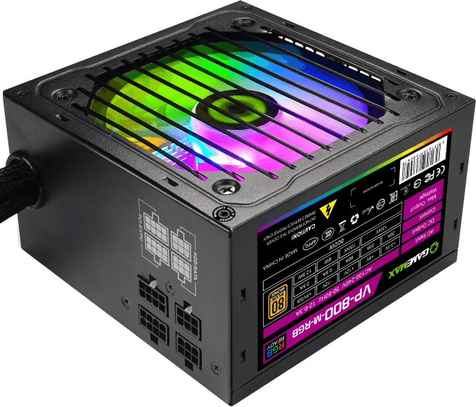 Блок питания P4 (800W) Gamemax VP-800-M-RGB