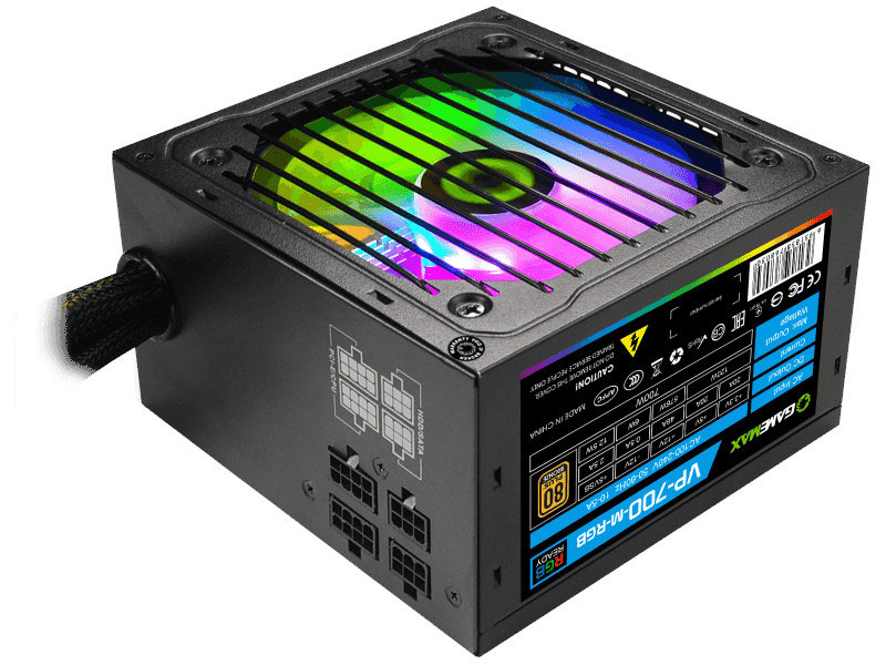 Блок питания P4 (700W) Gamemax VP-700-M-RGB СПЕЦ ЦЕНА