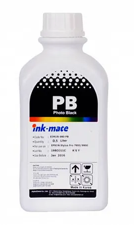 Чернила Epson Ink Mate EIM-990PB, 500мл., пигментные (Photo Black)