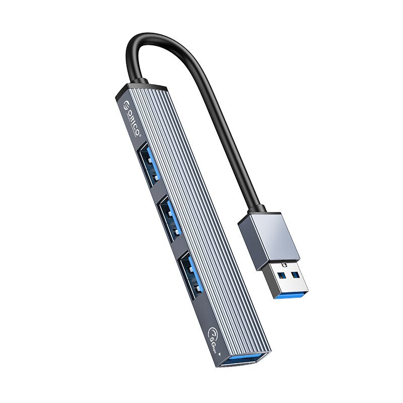 HUB USB ORICO AH-A13-GY-BP (USB A to USB3.0*1, USB2.0*3)
