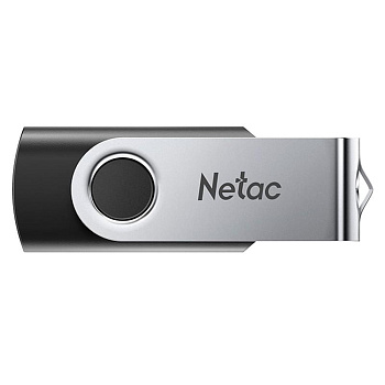 Flash DRIVE USB 32Gb U505 (Netac) USB 3.2 сер/чер